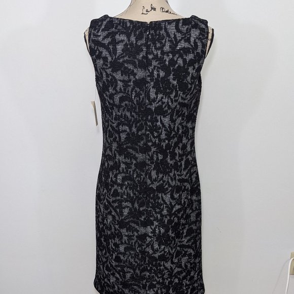 $120 New Coldwater Creek Elegant Scroll Sheath Dress 6 - Picture 7 of 11